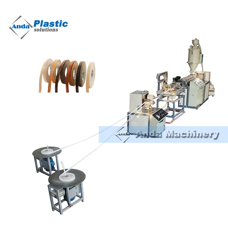 PVC edge banding tape extrusion machine from China manufacturer Anda