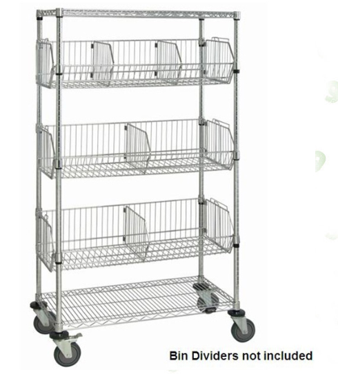 Heavy Duty Nsf 5 Tier Chrome Wire Basket Shelving Rack With Wheels Heavy Duty Nsf 5 Tier Chrome Wire Basket Shelving Rack With Wheels