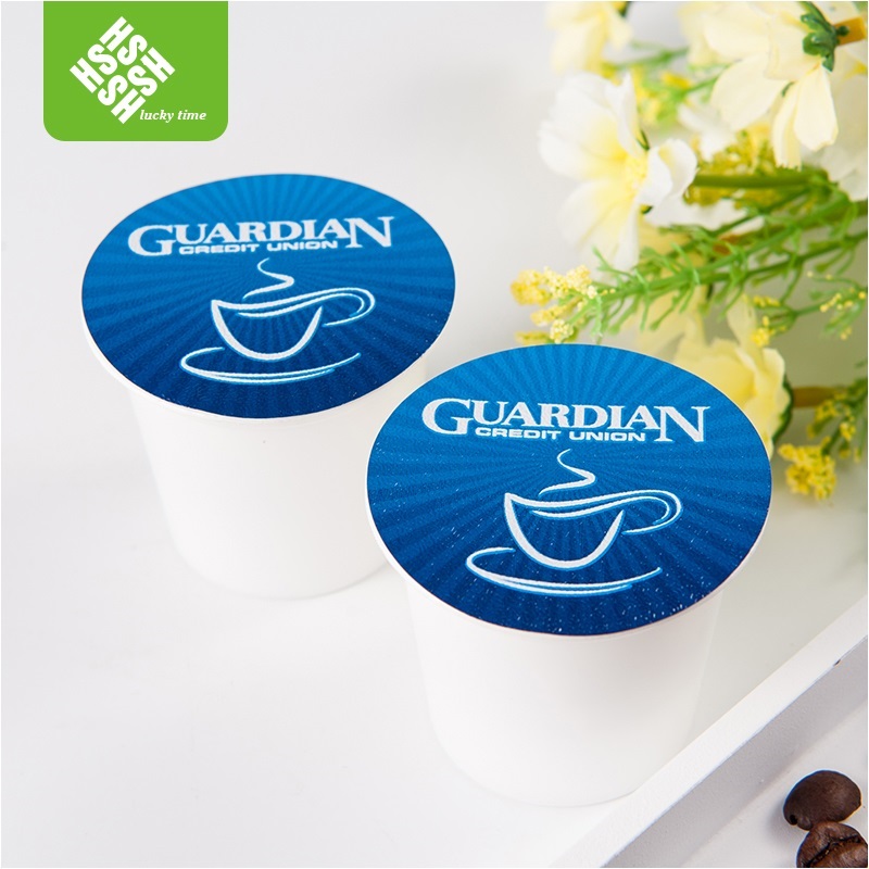 disposable empty keurig k cup with foil lids for coffee