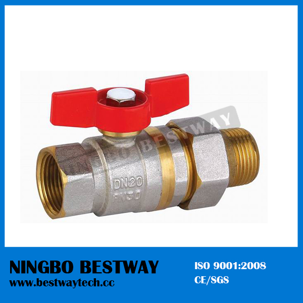 T Handle Brass Ball Valve with Union (BWB35) Buy Product on Ningbo