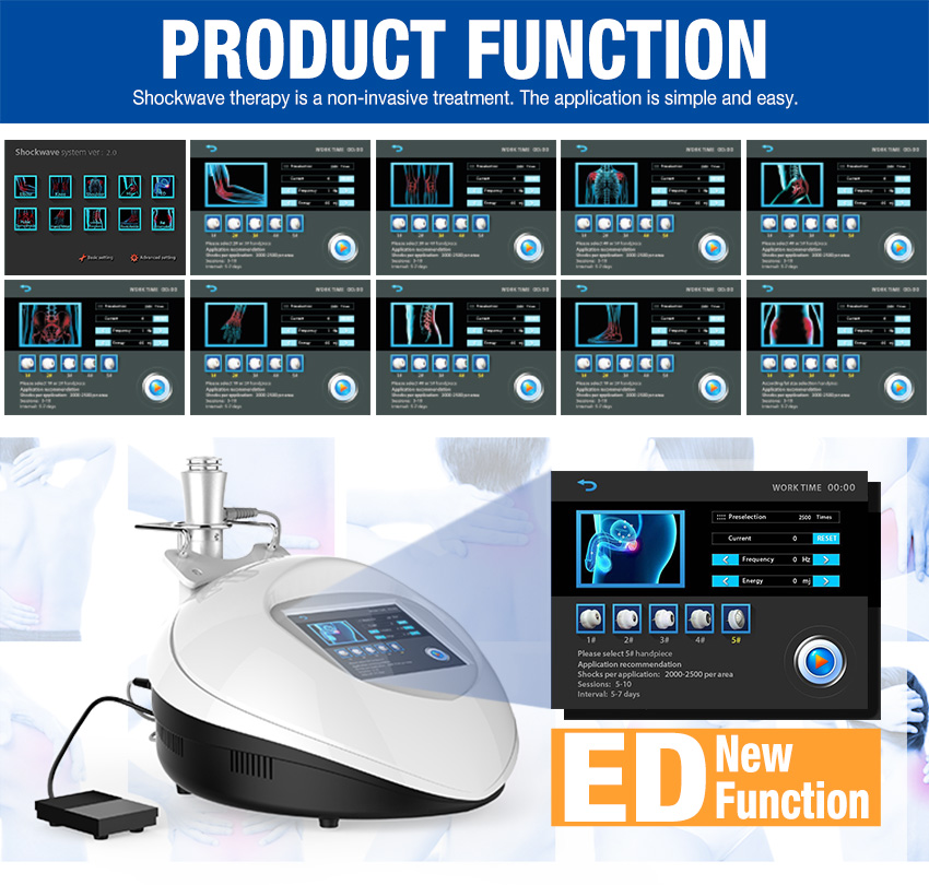 Shock Wave Erectile Dysfunction Machine new function Shock Wave Erectile Dysfunction Machine new function