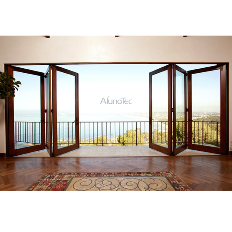 Aluminum Heavy Duty Folding Door with Double Glazed Glass - Buy ... Aluminum Heavy Duty Folding Door with Double Glazed Glass - Buy ...